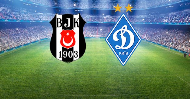 Beşiktaş Dinamo Kiev maçının ilk 11'leri belli oldu