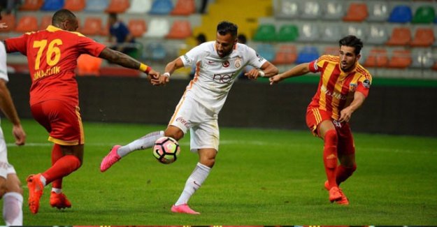 Galatasaray Kayserispor'dan çelme yedi puanları bıraktı döndü