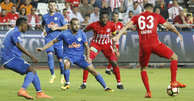 Antalyaspor ile Çaykur Rizespor 1 puana razı oldu