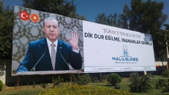 Cumhurbaşkanı Erdoğan'lı billboard reklamı yapmıştı, tutuklandı!