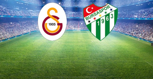 Galatasaray-Bursaspor maçının ilk 11'leri belli oldu