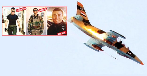 Suriye rejimi uçaklarının şehit ettiği 3 asker bordo bereli çıktı