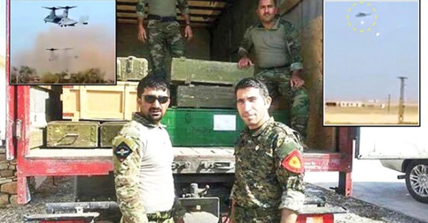 ABD'nin inkar ettiği YPG'ye silah yardımının fotoğrafları