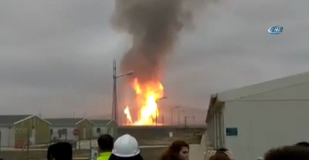 Bakü’de doğal gaz hattında patlama