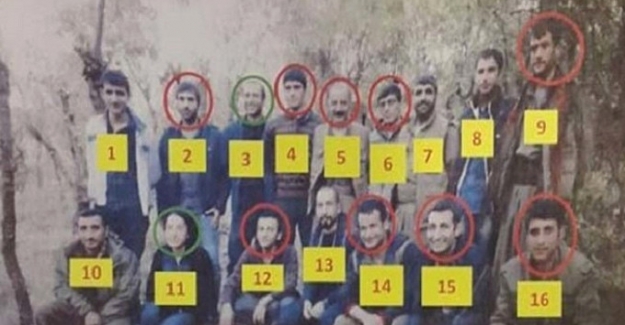 PKK'nın üst düzey 16 yöneticisinden 9'u öldürüldü 2'si sağ ele geçirildi