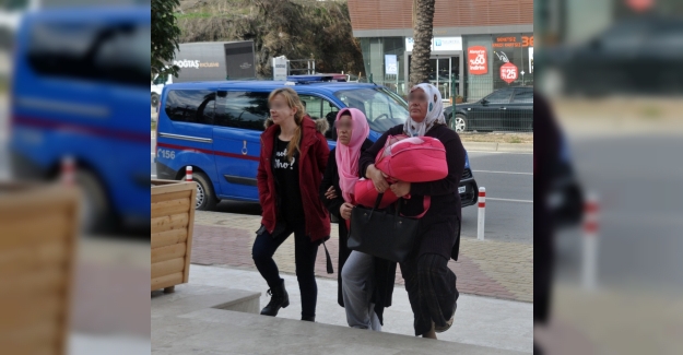 Doğum yapmak için gittiği hastanede yakalandı