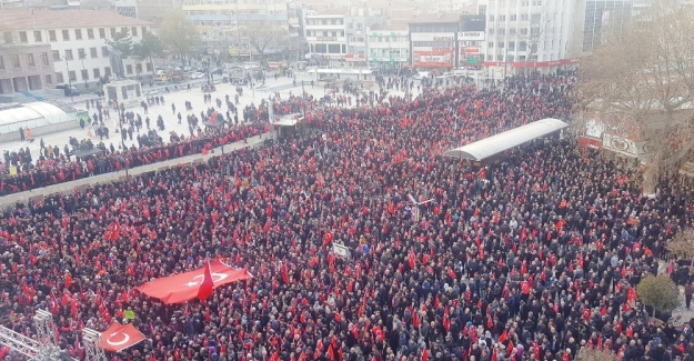 Malatyalılar teröre karşı miting düzenledi