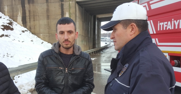 Ölümden son anda kurtuldu