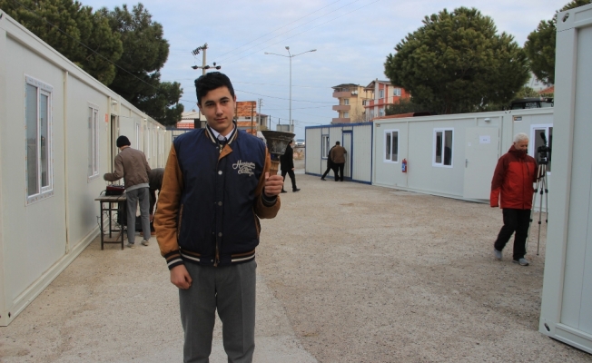 2. yarıyılın ilk zili prefabrik dersliklerde çaldı