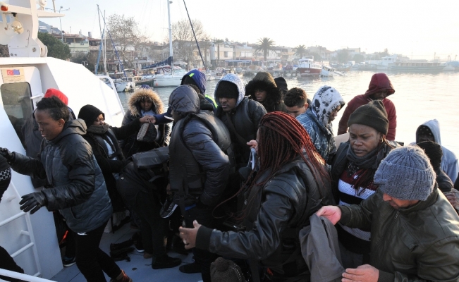 52 göçmen yakalandı