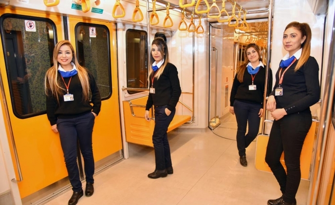 Adana’nın metrosu da kadınlara emanet