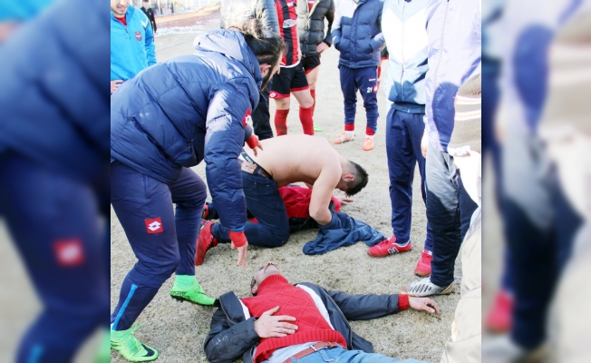 Amatör lig maçında kavga