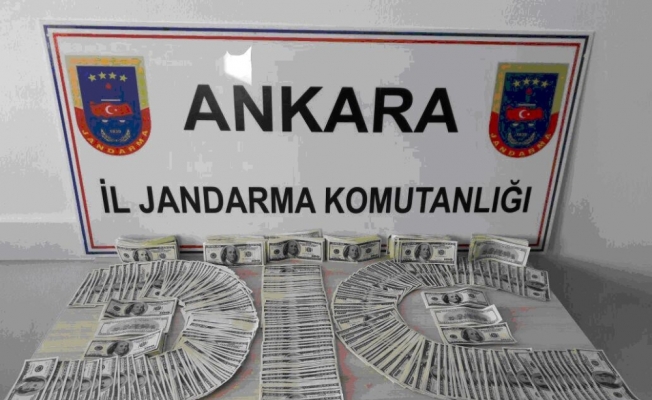 Ankara’da sahte 137 bin dolar ele geçirildi