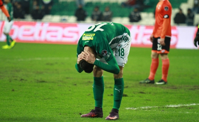 Bursaspor 360 dakikada 5 isabetli şut çekti