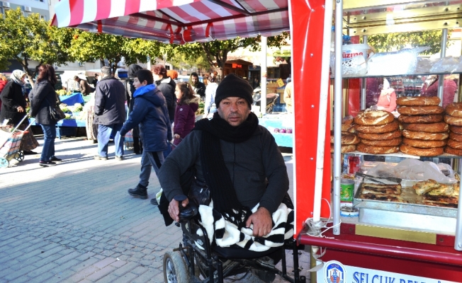 Engelli rampası olamayınca trene binemedi