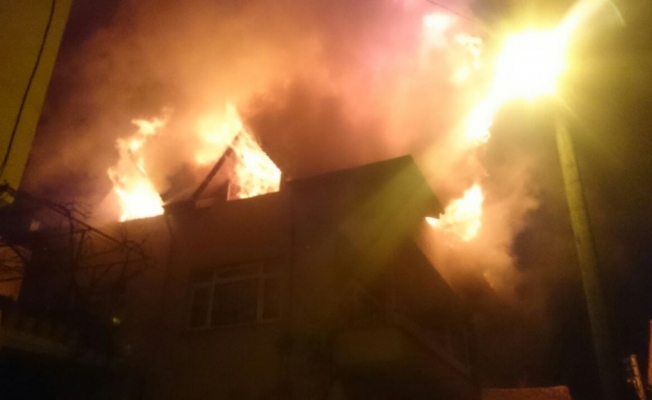 İznik’te ev yangını korkuttu