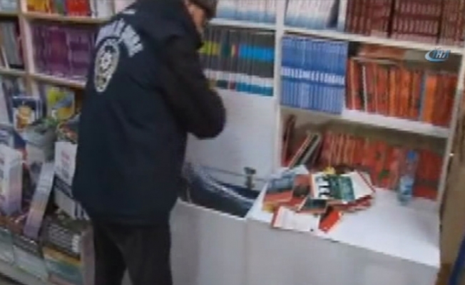 Kadıköy’de bandrolsüz kitap operasyonu