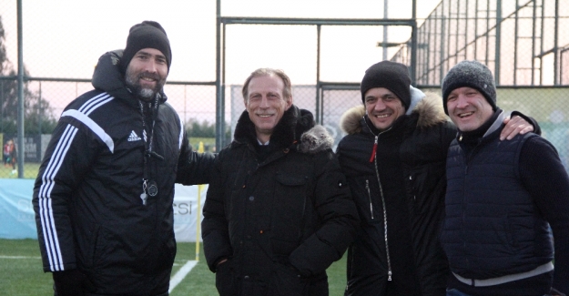 Karabükspor antrenmanında sürpriz konuk