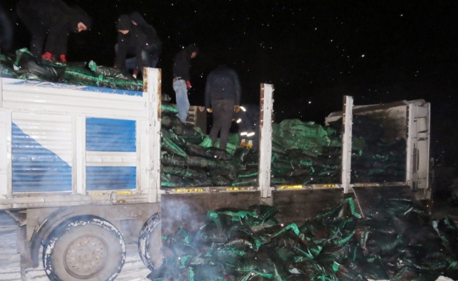 NUsaybin’de 73 bin paket kaçak sigara ele geçirildi