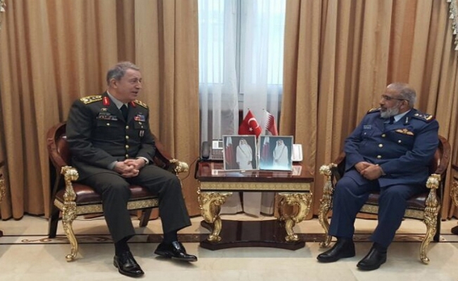 Org. Akar, Katarlı mevkidaşı ile görüştü