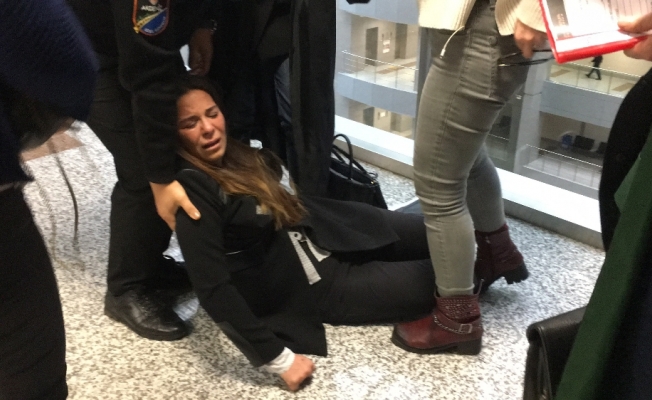 Ünlü oyuncu adliyede sinir krizi geçirdi