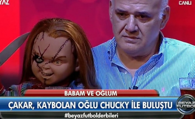 Chucky ile Beyaz TV’ye çıkan Ahmet Çakar gündem oldu - Dosya Haber