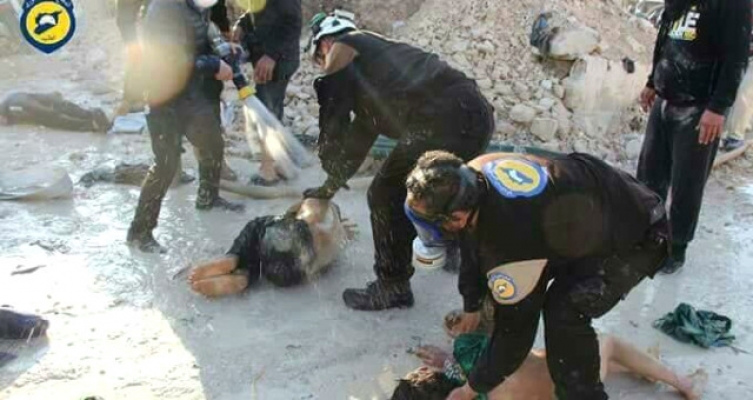 Esad askerlerinden İdlip'te bir kimyasal saldırı daha!