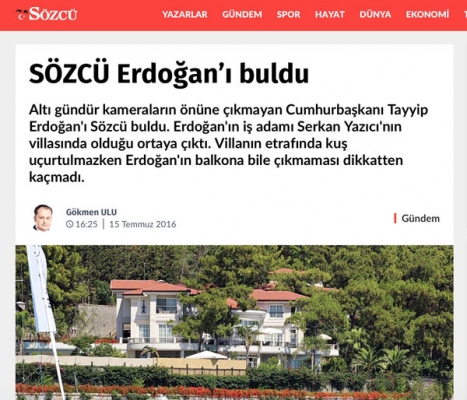 Sözcü Gazetesi'ne FETÖ operasyonu 4 şüpheli gözaltına alındı