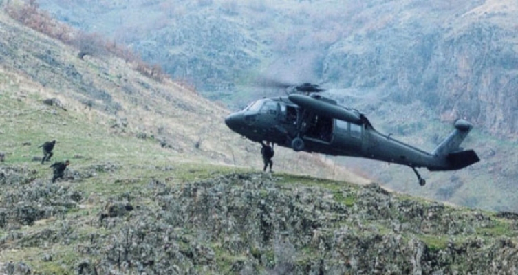 ABD'nin roketleri PKK eliyle Hakkari'de askeri helikopter vurdu