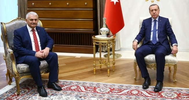 YAŞ öncesi Cumhurbaşkanı Erdoğan, Yıldırım ile son rütuşları yaptı