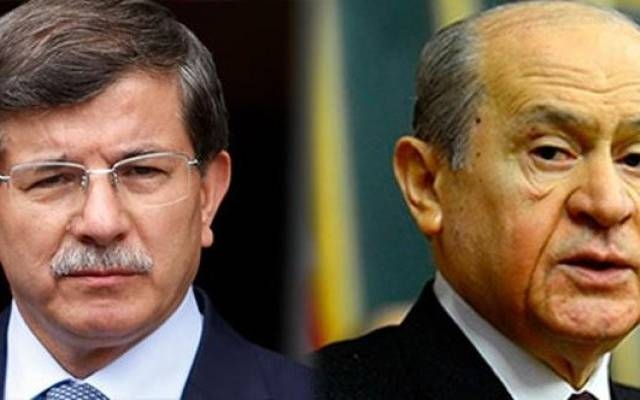 Ahmet Davutoğlu Devlet Bahçeli kavgasına hükumetten ilk tepki