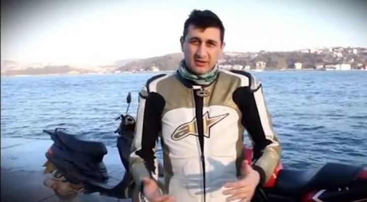 Altın Elbiseli Adam Barkın Bayoğlu'nun kaza görüntüsü İZLE