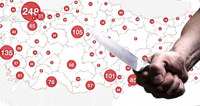 Türkiye'nin utandıran kadın cinayetleri haritası