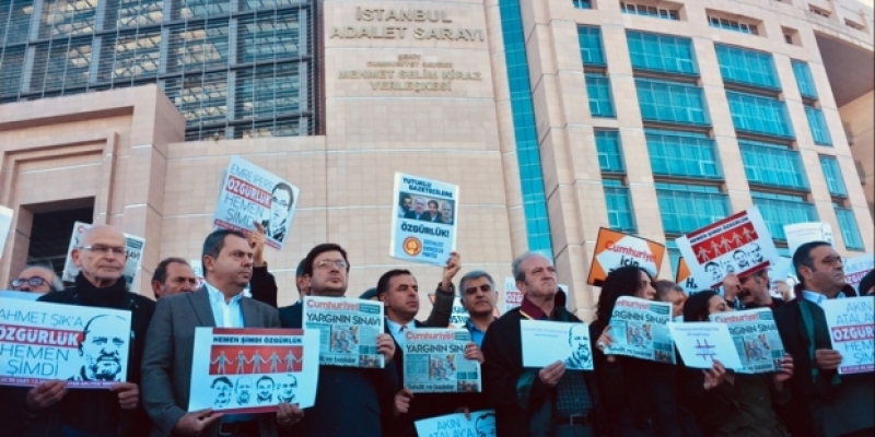 Cumhuriyet Gazetesi davasında tahliye yok!