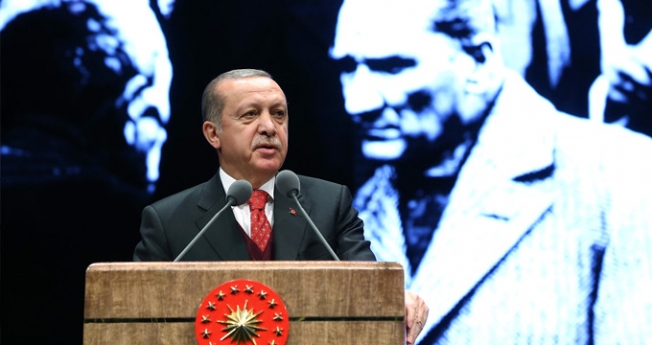 Erdoğan: Birileri Atatürk'e 