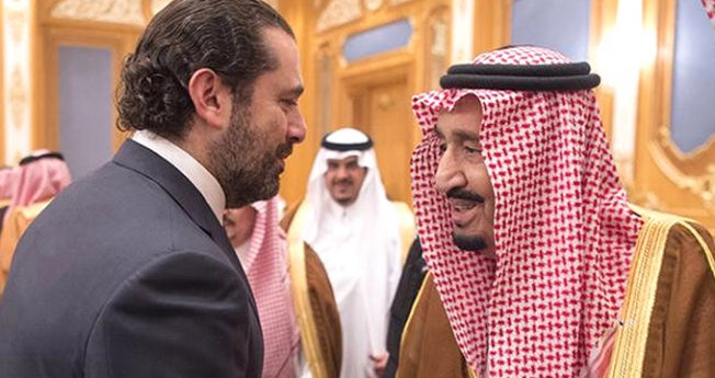 Suudi Krala eski Lübnan Başbakanı Hariri'den sürpriz karşılama