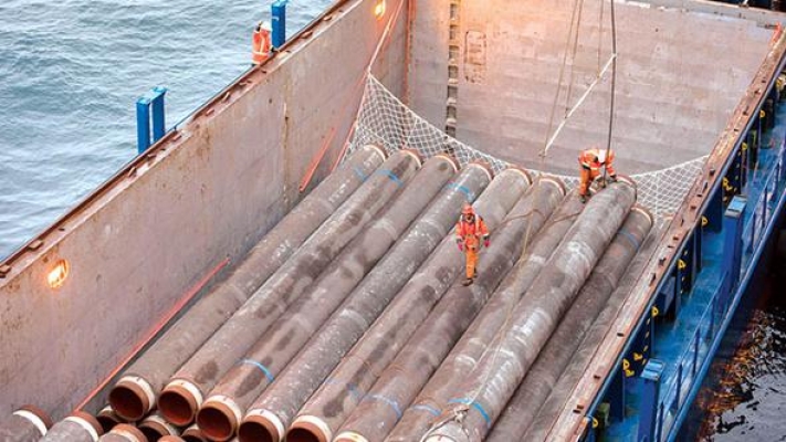 Türk Akımı Projesi'nde 450 km aşıldı