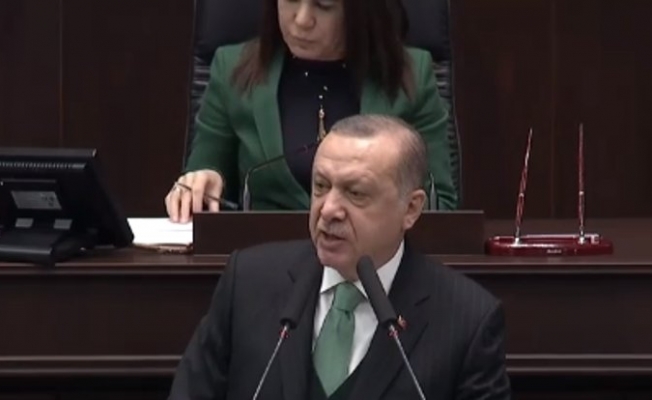 Erdoğan: Kıbrıs'ta ve Ege'de haddini aşanları ikaz ediyoruz
