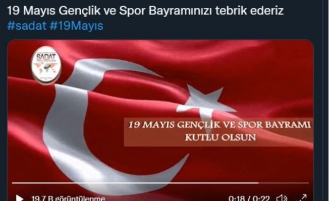 SADAT’ın Atatürk'süz 19 Mayıs paylaşımı! Önce sil sonra düzelt