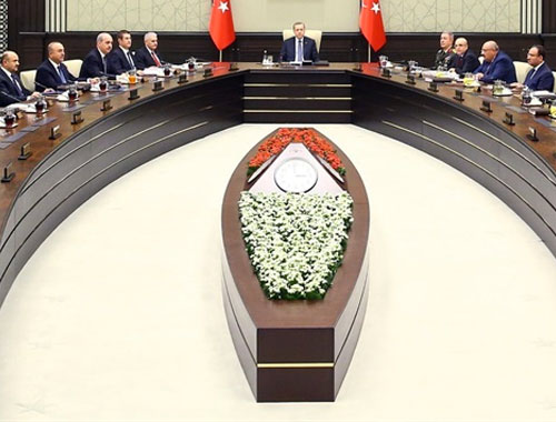 Beştepe'deki Erdoğan başkanlığındaki güvenlik zirvesi sona erdi