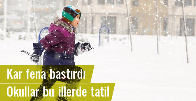 23 Aralık'ta valiliklerin kar tatili ilan ettiği şehirler